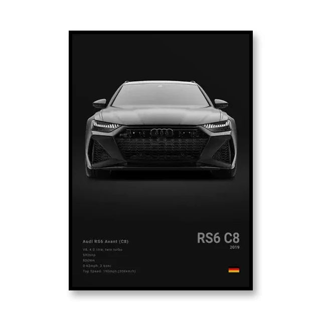 “Colección Exclusiva de Posters de Autos”