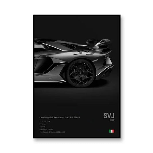 “Colección Exclusiva de Posters de Autos”