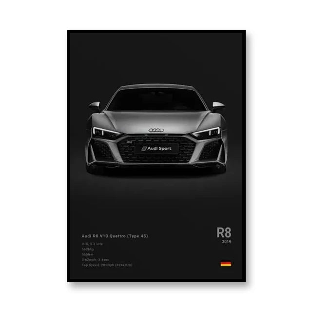 “Colección Exclusiva de Posters de Autos”