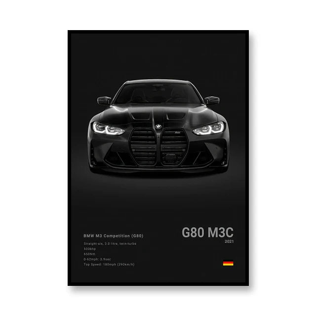 “Colección Exclusiva de Posters de Autos”